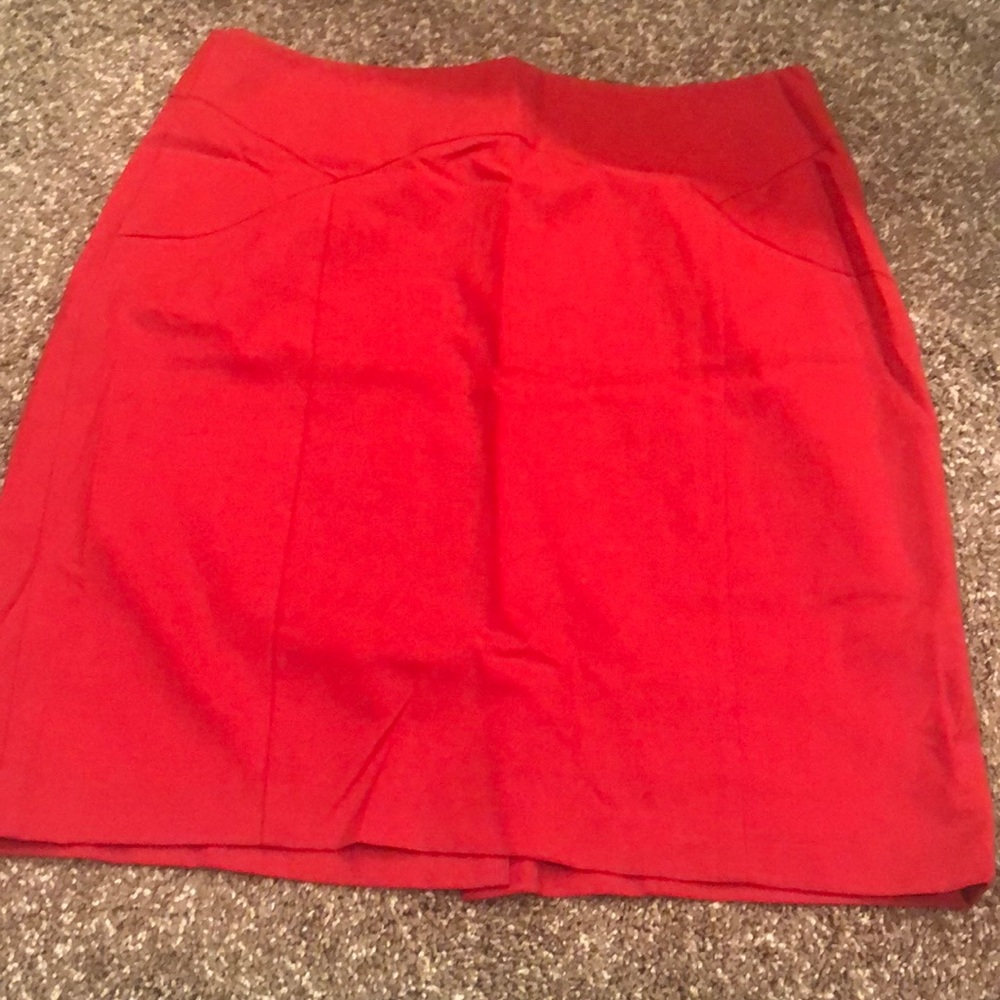 The Limited Red Pencil Skirt